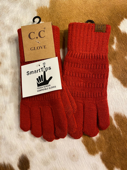 Red C.C Gloves