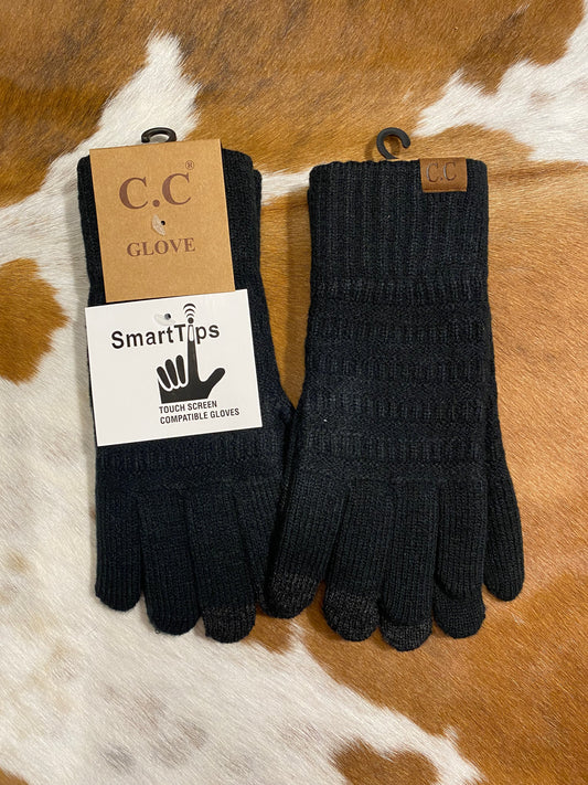 Black C.C Gloves