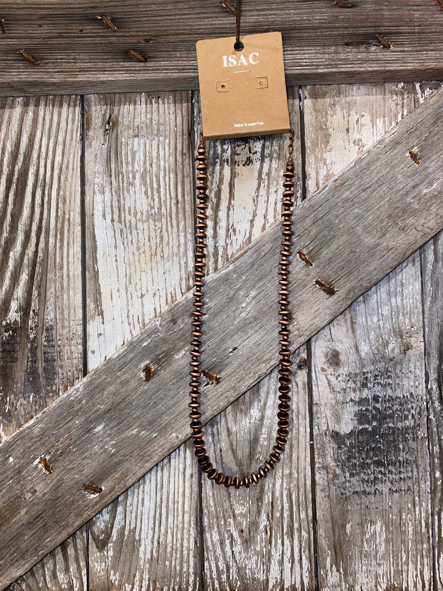 Copper Navajo Pearl Necklace