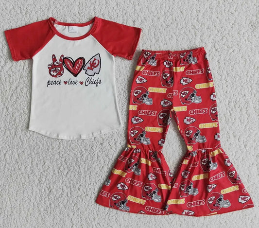 Girls Chiefs Outfit