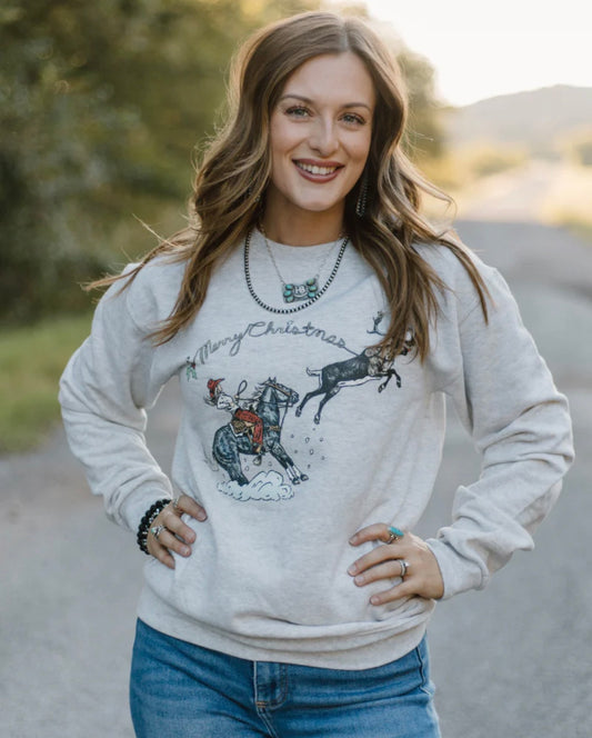 Santa’s Break-Away Babe Sweatshirt