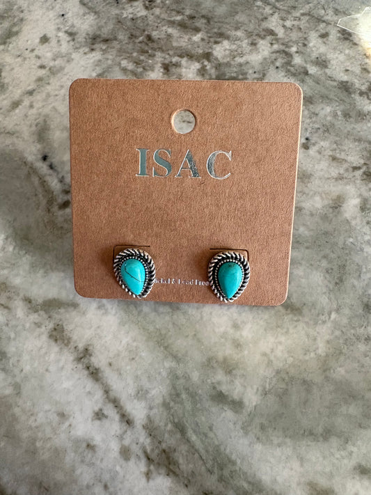 Teardrop Stud Earrings