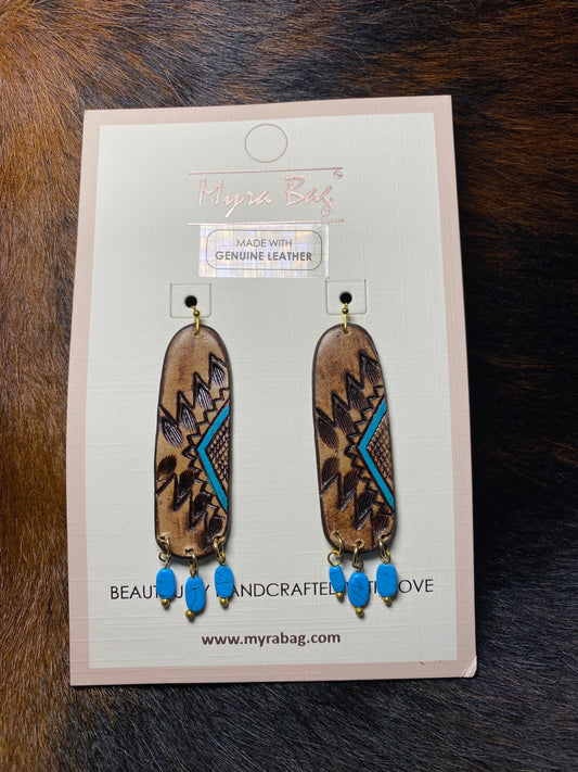 Totem Leather Earrings